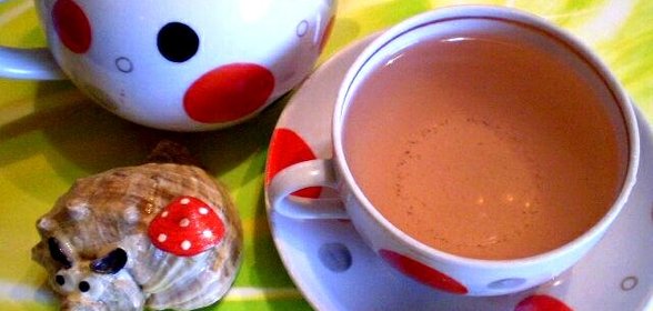 Чай зеленый с красной смородиной и изюмом