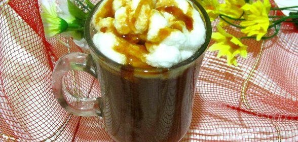 Горячее какао с морковным сиропом