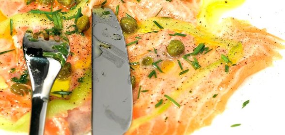 Карпаччо из лосося