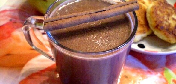 Какао с корицей и ванильным сахаром
