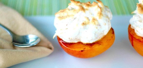 Персики с безе