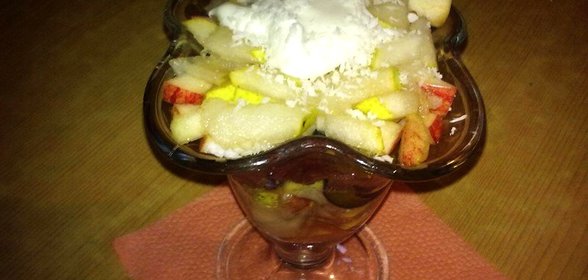 Салат-коктейль с арбузом