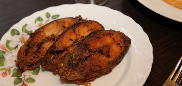 Стейк из горбуши в духовке