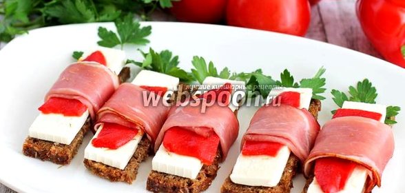 Бутерброды с беконом закусочные