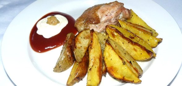 Картофель с мясом по-деревенски