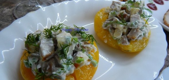 Фаршированные персики
