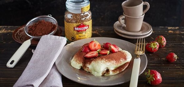 Тирамису с базиликом