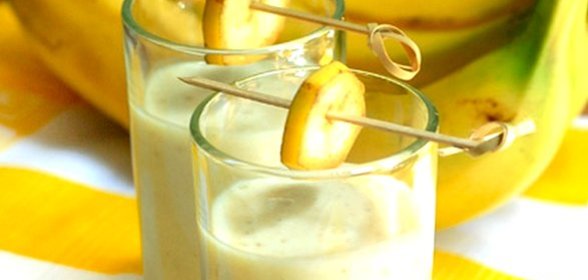 Банановый смузи с овсянкой