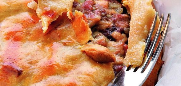 Паштет в хрустящей корочке из теста