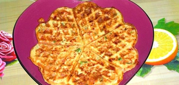 Мягкие сырные вафли