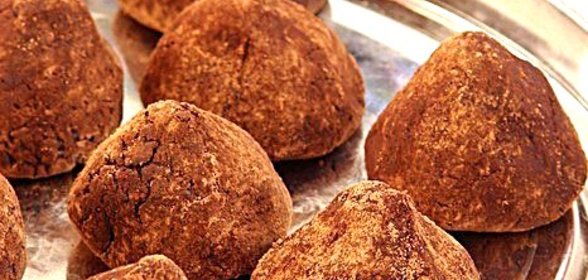 Шоколадные трюфели с грецкими орехами