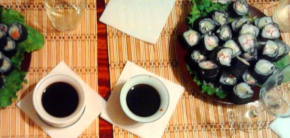 Роллы с семгой