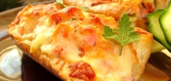 Горячая закуска в багете