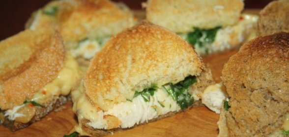 Сочные сендвичи с курицей