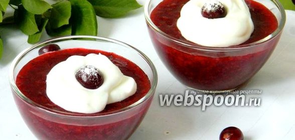 Кисель из вишни