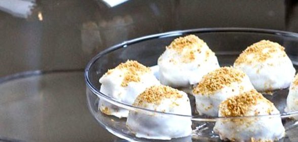 Тыквенно-сливочные трюфели в белом шоколаде