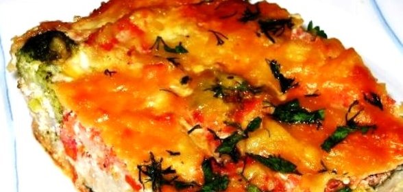 Цветная капуста с овощами в духовке