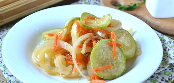 Кабачки по-корейски
