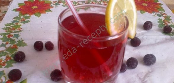 Малиновый компот из малины