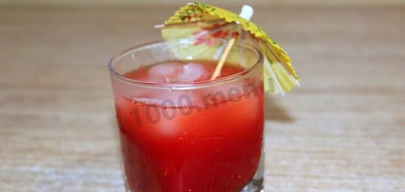 Морс из клубники