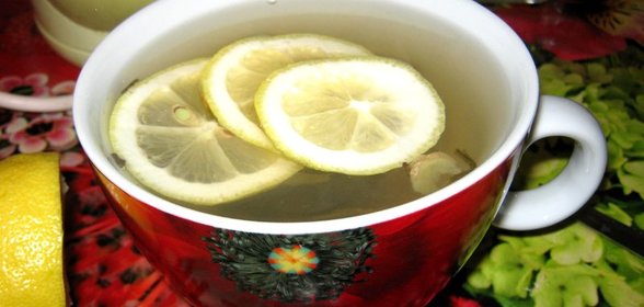 Зеленый чай с медом
