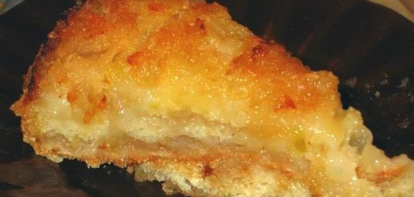 Яблочный пирог в микроволновке