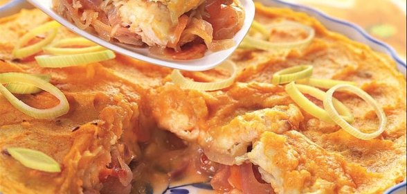 Пирог с треской