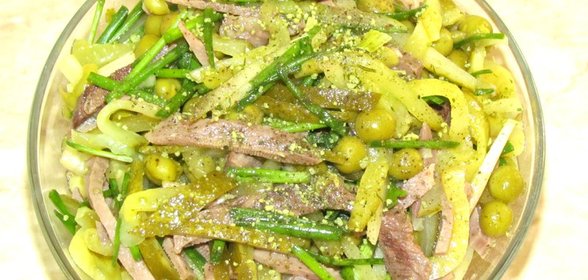 Салат с языком