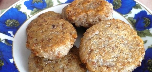 Постные картофельно-гречневые котлеты