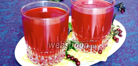 Кисель из брусники