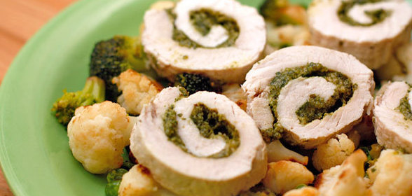 Рулетики из индейки