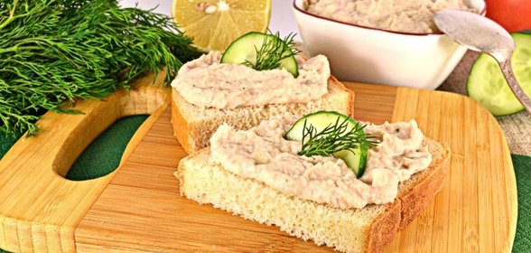 Паштет из молок слабосоленой сельди