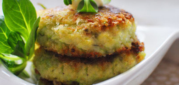Кабачковые котлеты с пармезаном