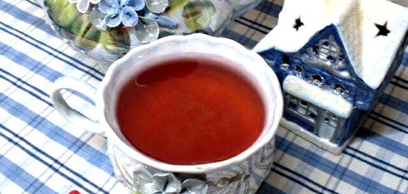 Мате с соком калины и корнем имбиря