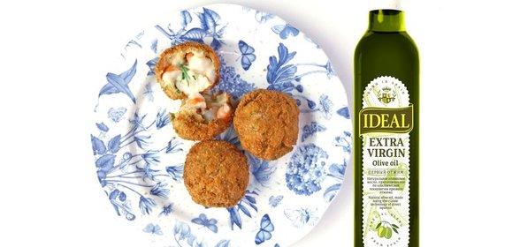 Крокеты из серых креветок