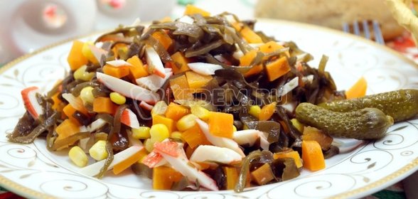 Салат из морской капусты