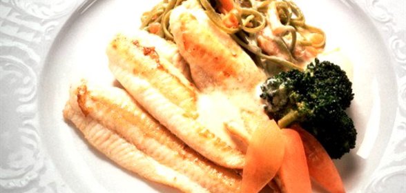 Рыбное филе, тушенное с картофелем по‑русски