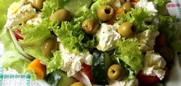 Греческий салат на итальянский лад