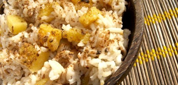 Гавайский печеный рис