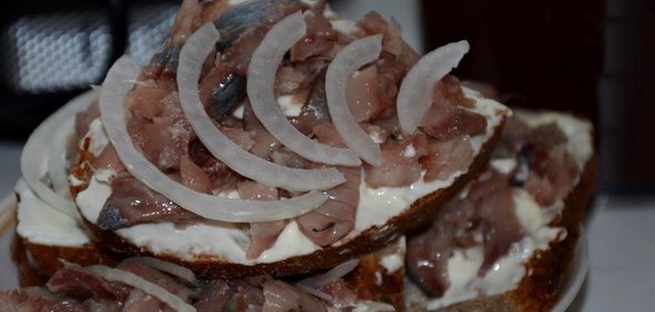 Бутерброды с сельдью