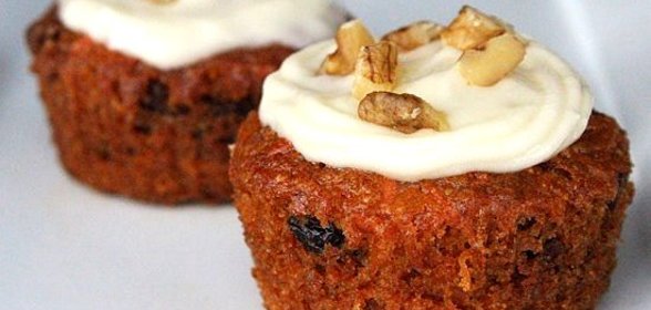 Морковно-апельсиновые капкейки