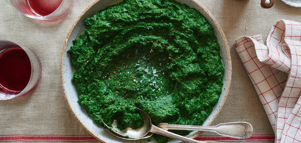 Сливочный шпинат