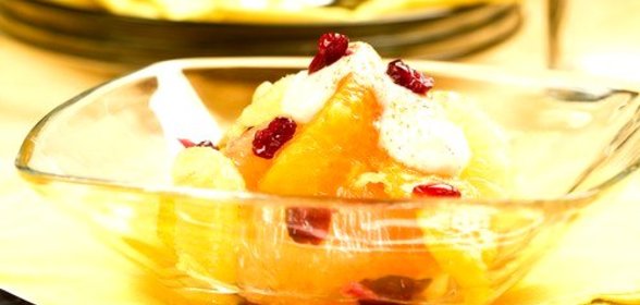 Цитрусовый салат с анисом и ликером
