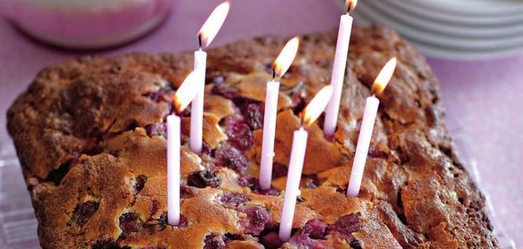 Вишневый пирог с шоколадом