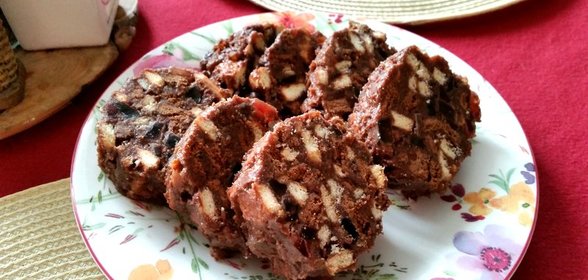 Эстонский десерт «Пестрая собака» (Kirju koer)