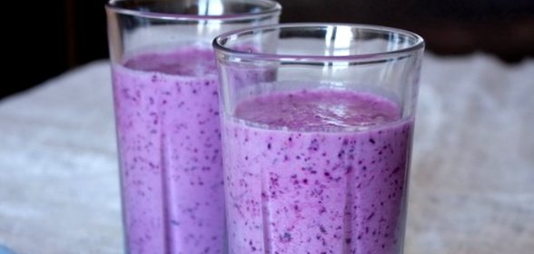 Черничный йогурт