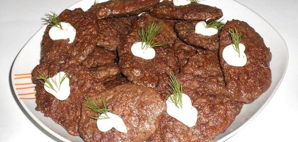 Котлеты из свиной печени