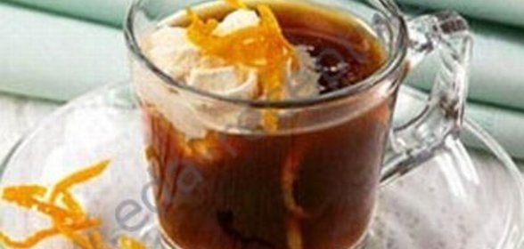 холодный апельсиновый сок с кофе по-бразильски