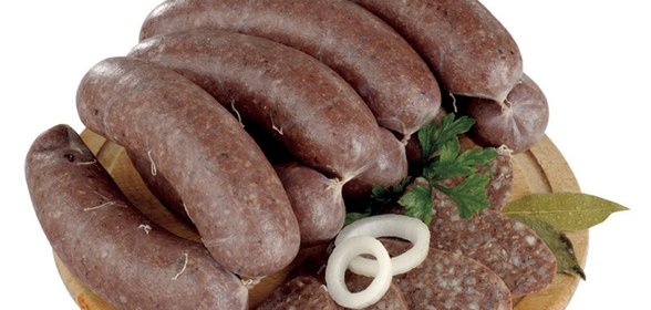 Кровяная колбаса с гречкой