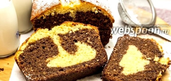 Кекс с шоколадно-ореховой пастой